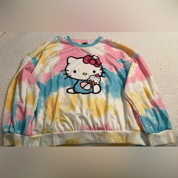 SHEIN Tops - New Hello Kitty for Tie Dye Sweatshirt 4XL